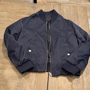 Forever 21 Women's Navy Bomber Jacket